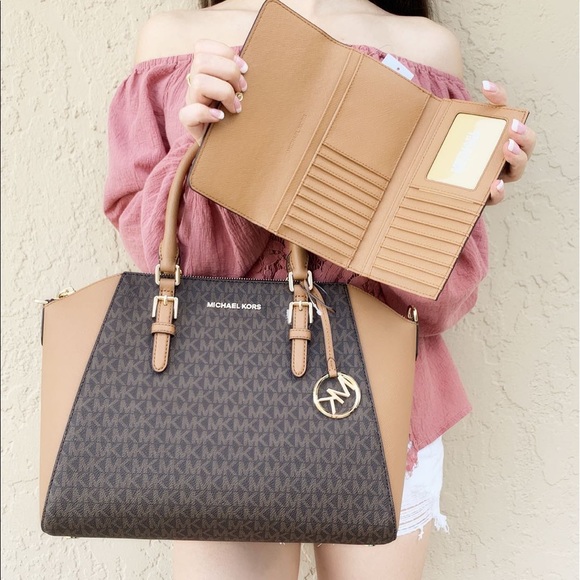 Gaby’sBags👜💕Michael Kors Satchel &Wallet SET - Picture 2 of 7